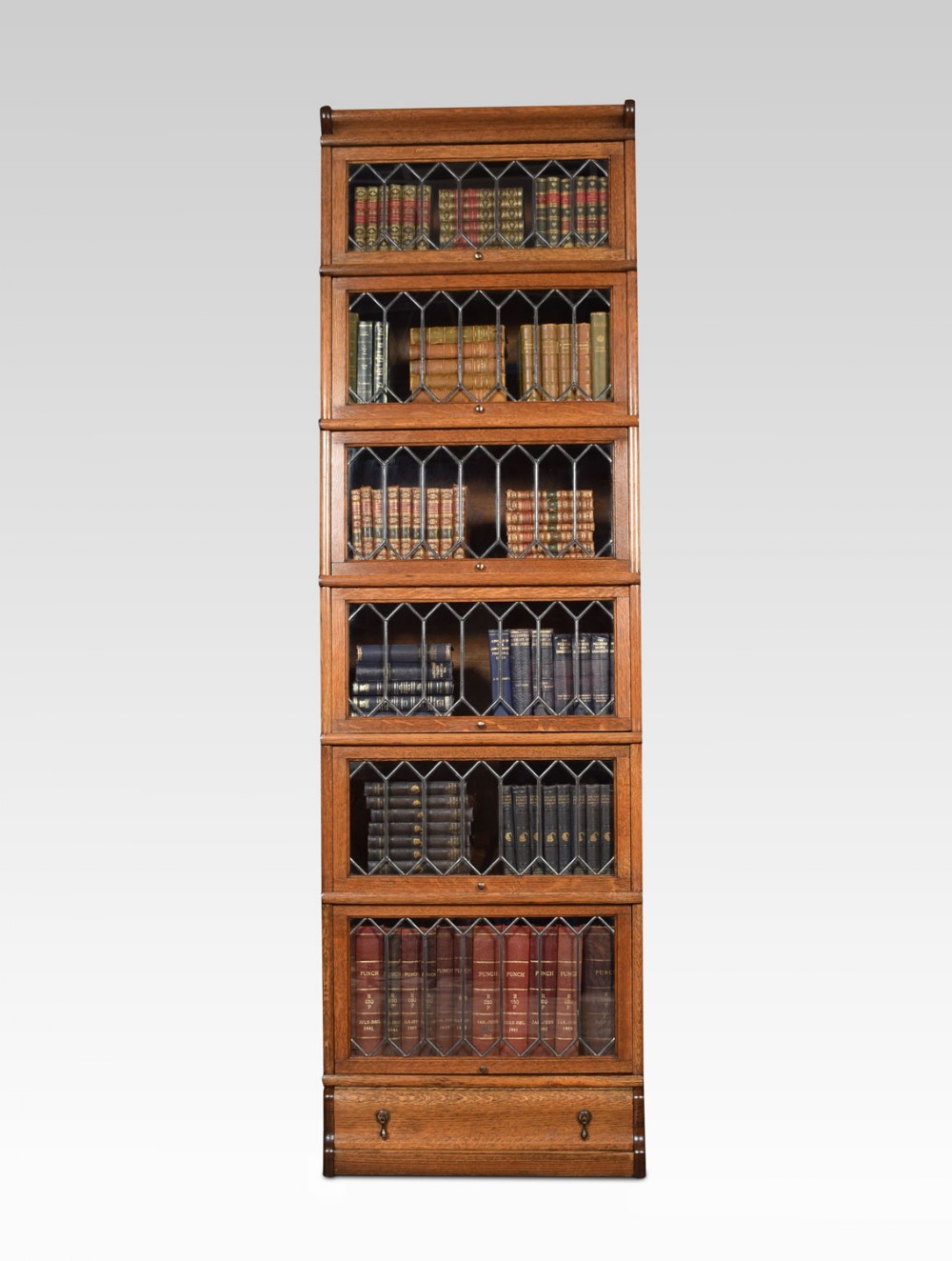 Oak globe Wernicke six section bookcase