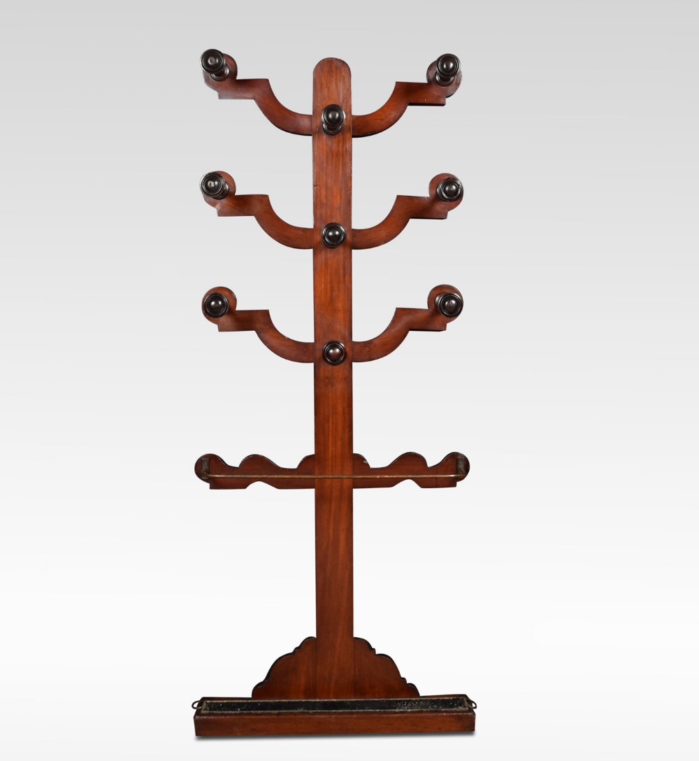 Victorian mahogany tree of life hall stand