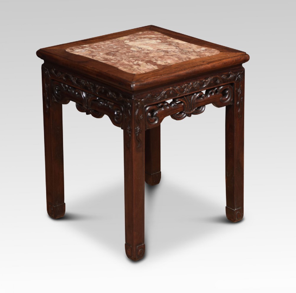 Chinese hardwood occasional table