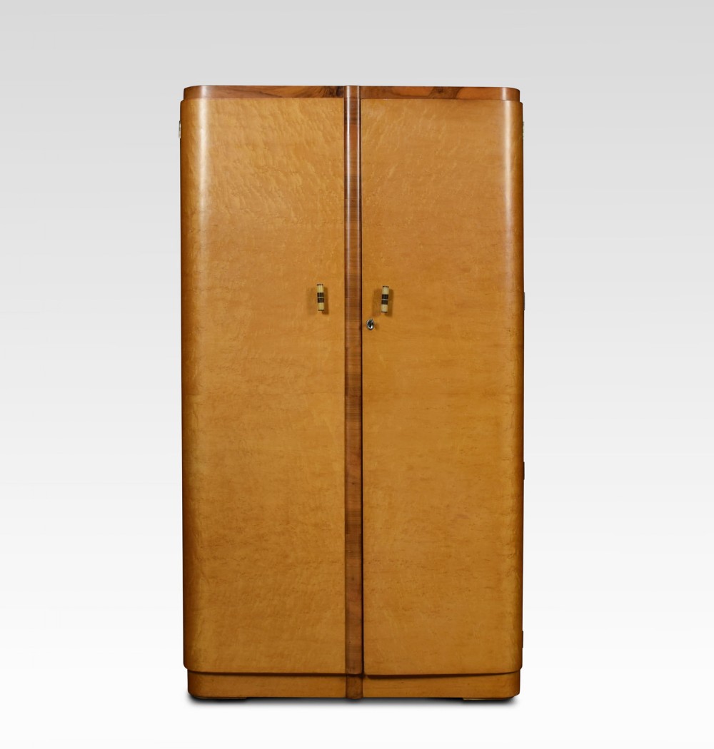 Art Deco two door Wardrobe