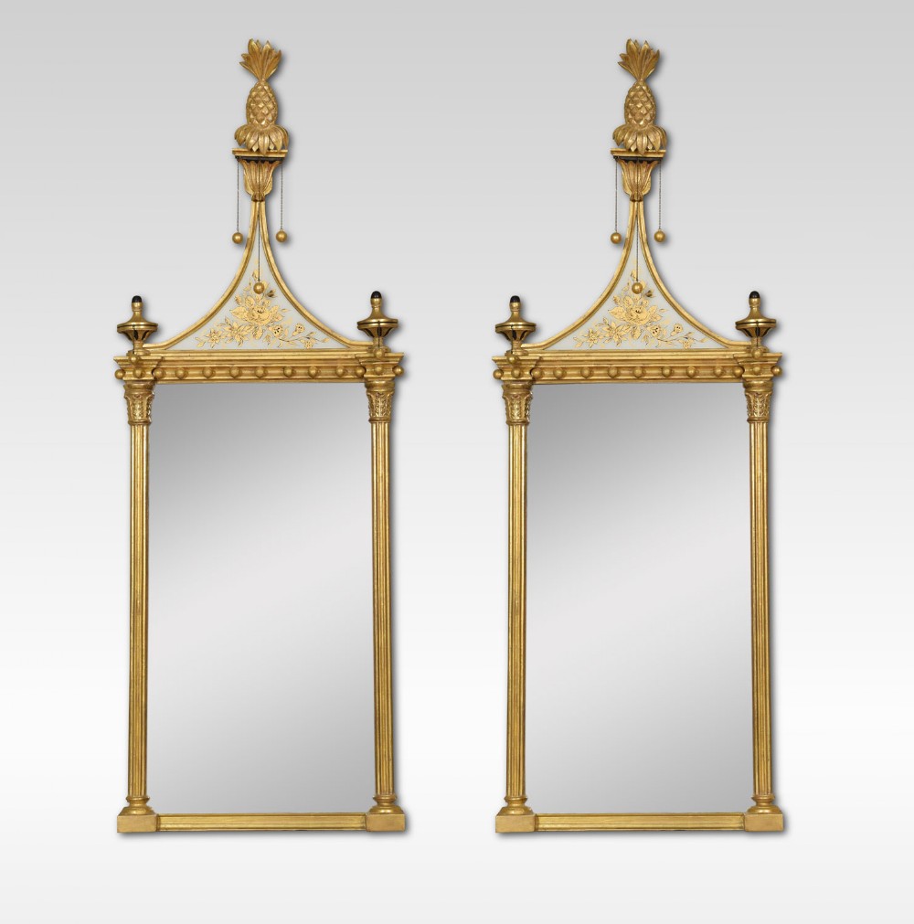 Pair of Neo Classical pier mirrors