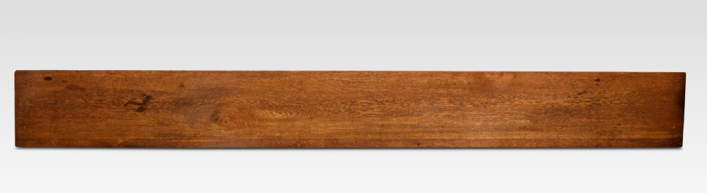 Large oak open bookcase View V