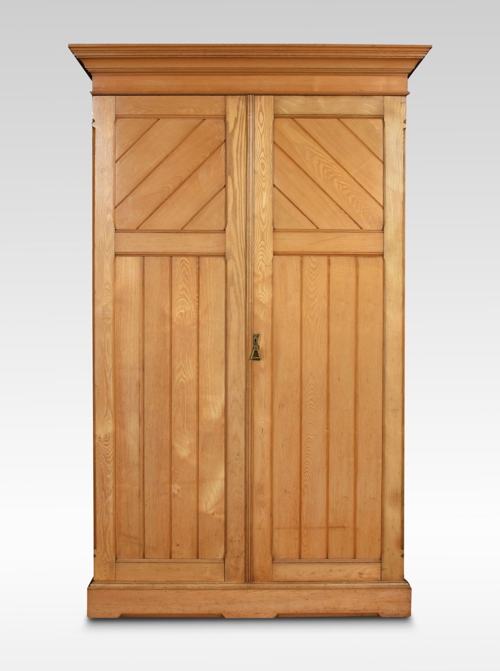 Arts and Crafts ash combination wardrobe