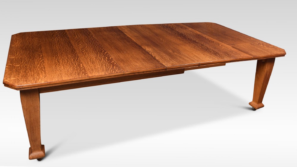 19th Century oak dining table