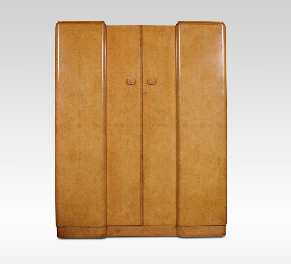 Art Deco two door Wardrobe