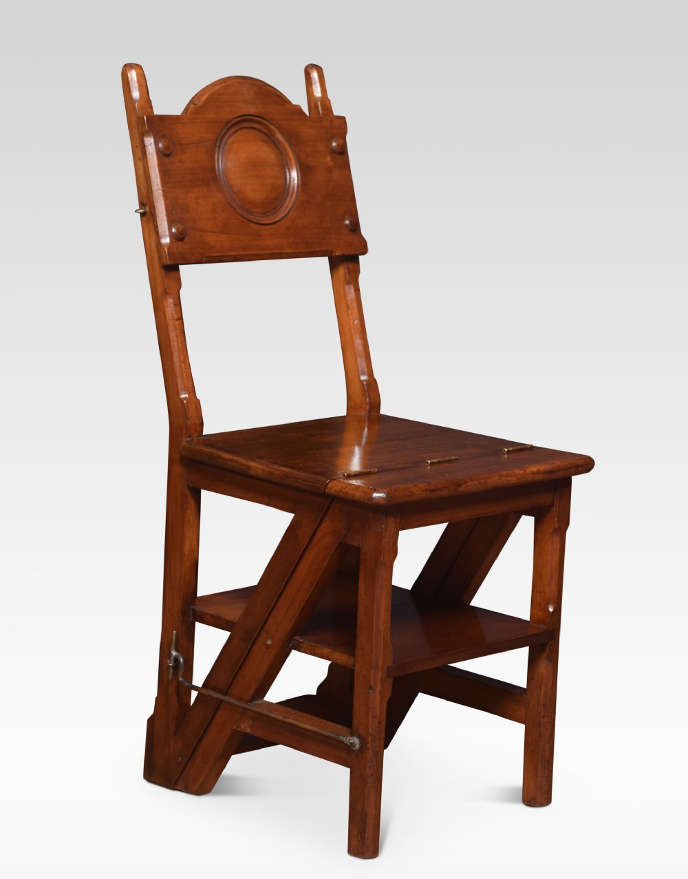 Walnut metamorphic chair
