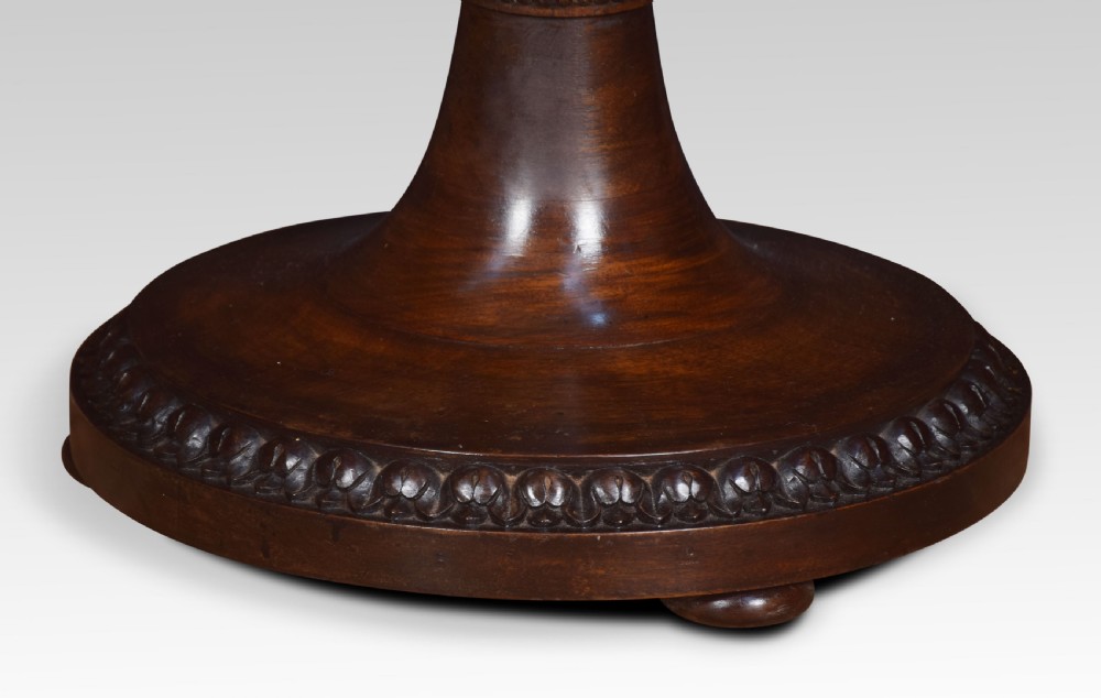 Carved mahogany standard lamp View VI