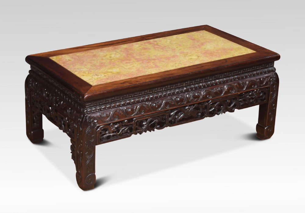 Chinese hardwood coffee table