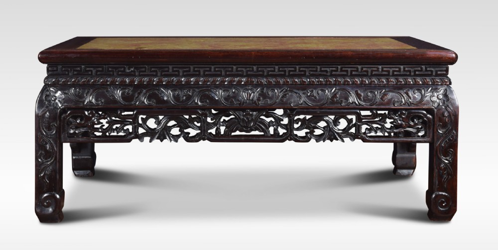 Chinese hardwood coffee table View III
