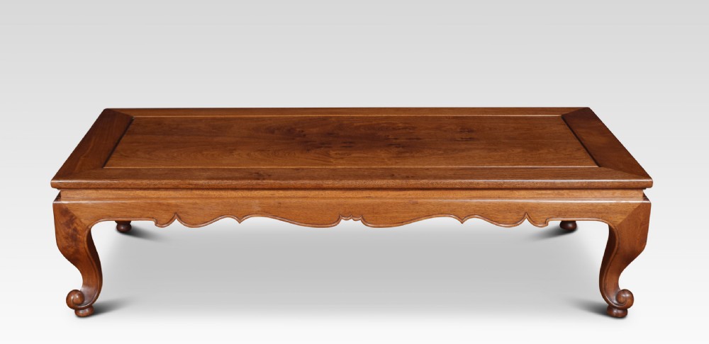 Chinese hardwood low coffee table View V
