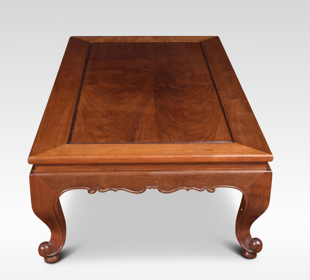 Chinese hardwood low coffee table View VI