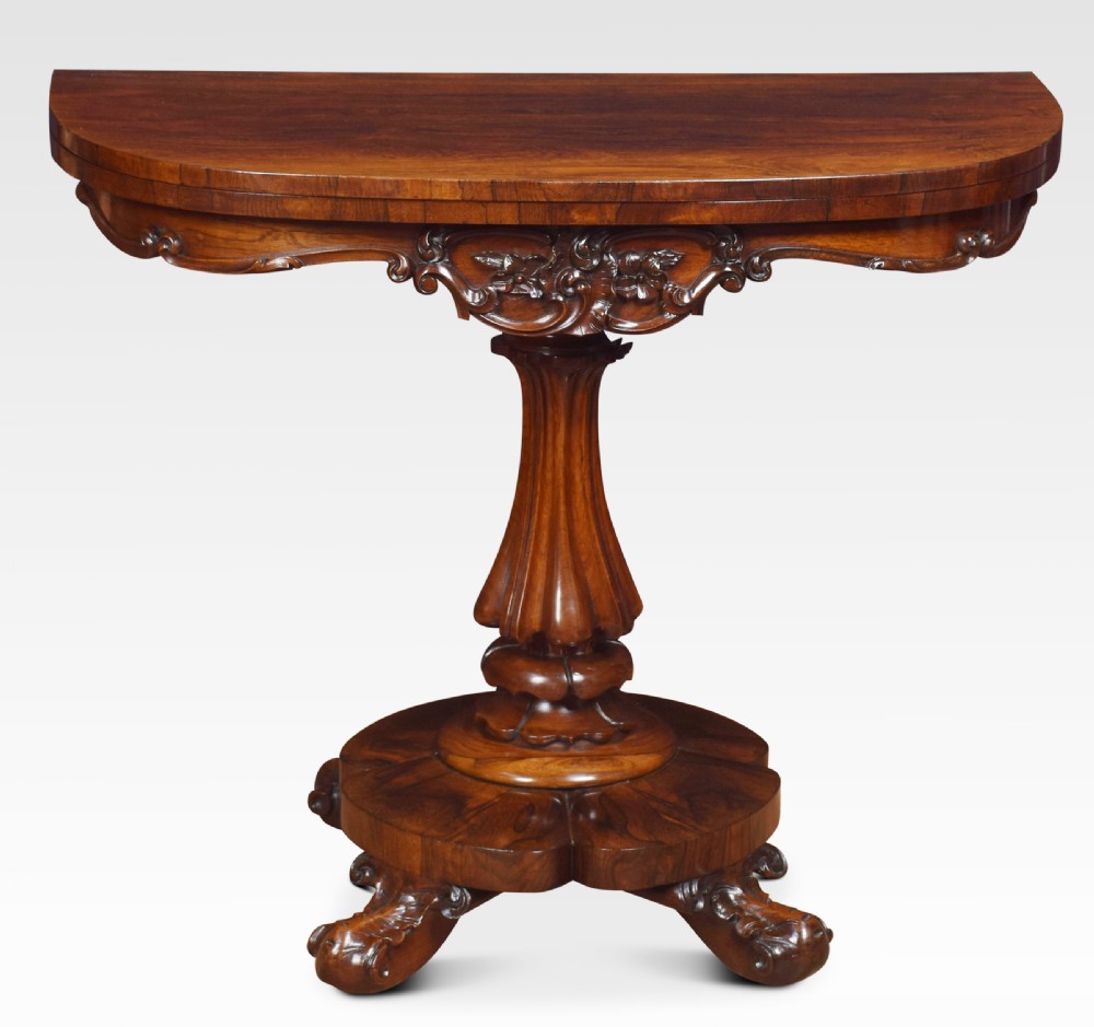 19th century rosewood tea table