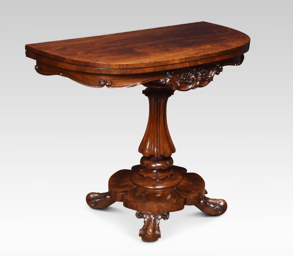 19th century rosewood tea table View III