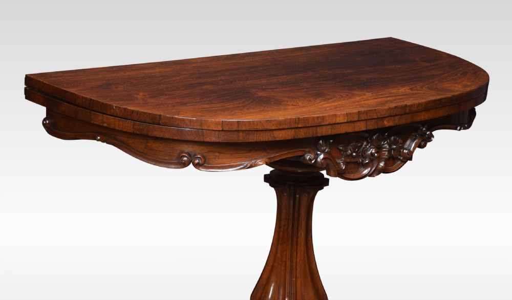 19th century rosewood tea table View VII