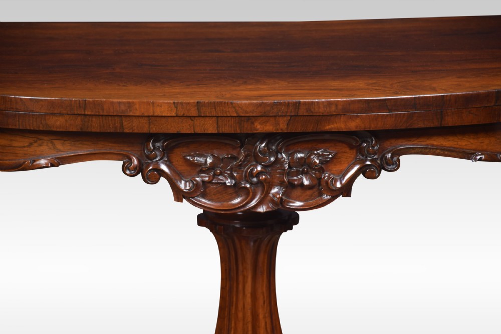19th century rosewood tea table View VIII