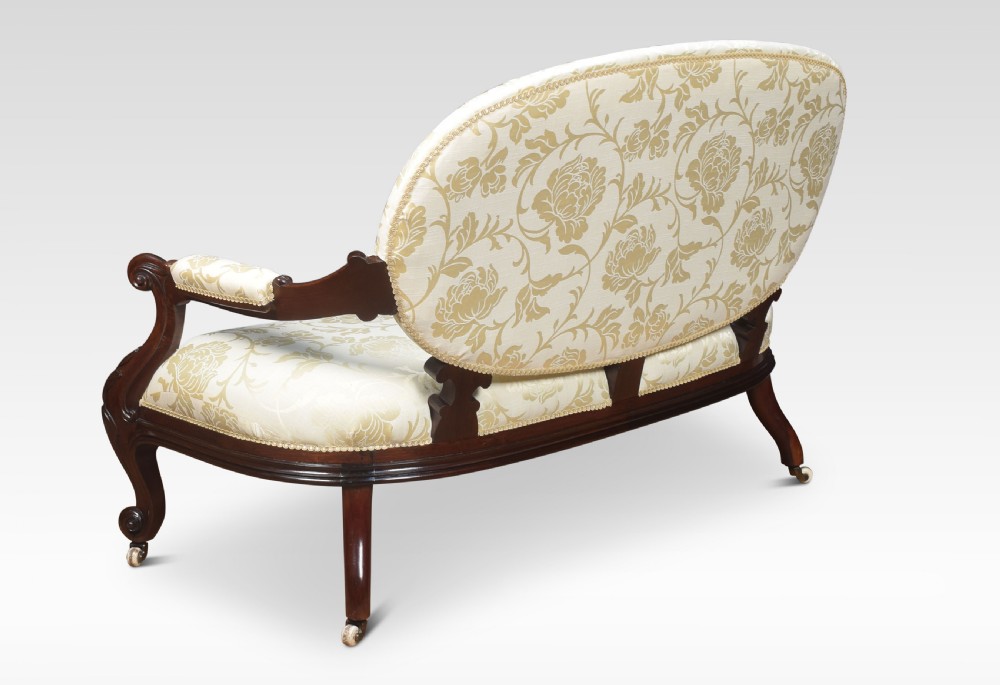 19th century rosewood framed settee View V