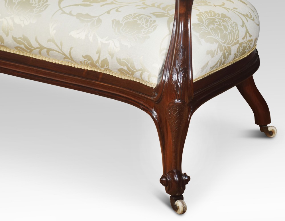 19th century rosewood framed settee View IX