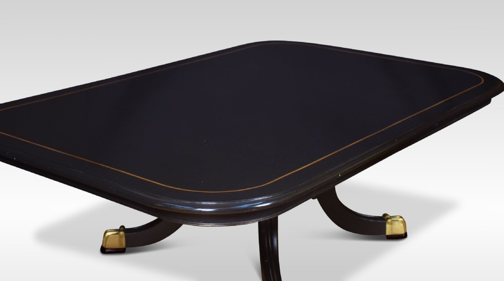 19th Century ebonised coffee table View III