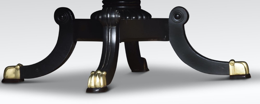 19th Century ebonised coffee table View VI