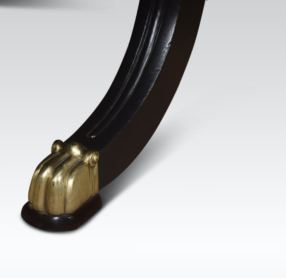 19th Century ebonised coffee table View VII