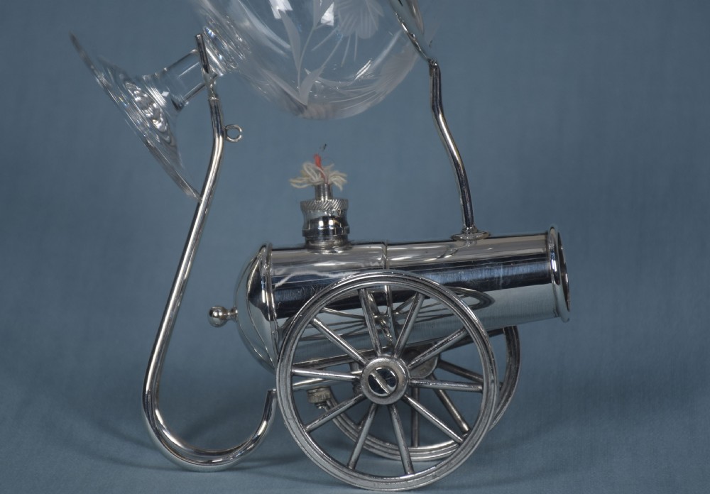 A silver plated brandy warmer View IV