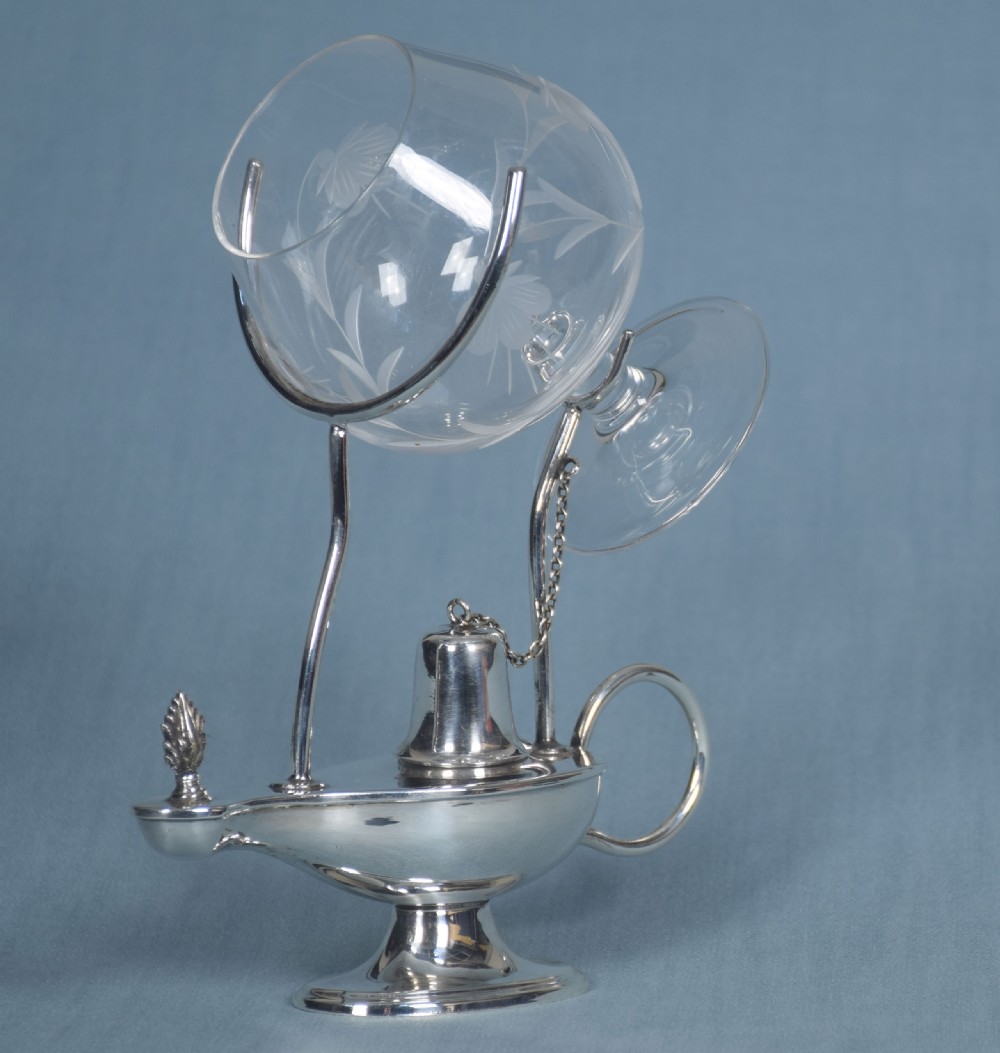 Silver plated brandy warmer View IV