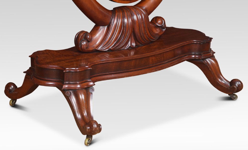 Victorian mahogany cheval mirror View VI