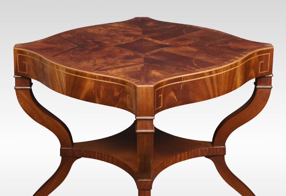 Pair of mahogany occasional tables View II