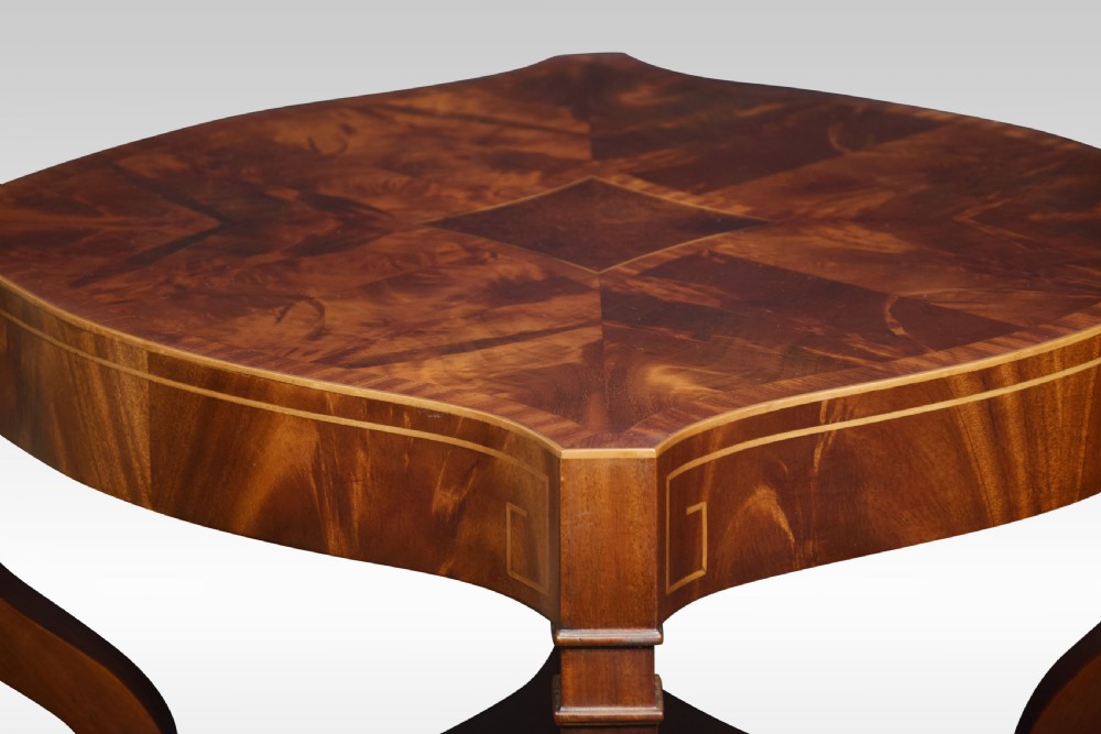 Pair of mahogany occasional tables View IV