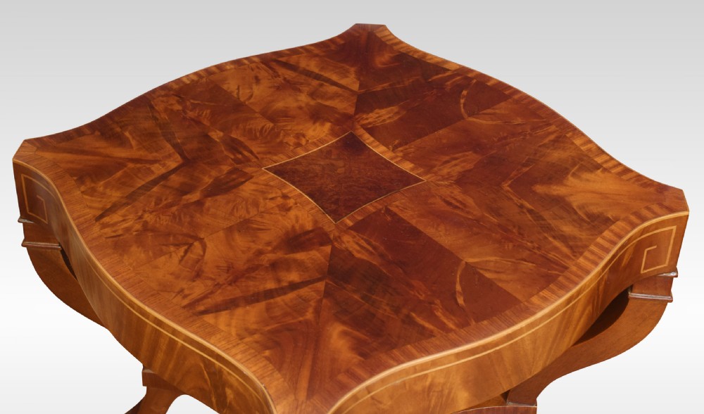Pair of mahogany occasional tables View VII
