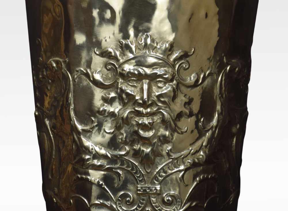 19th Century brass umbrella stand View VII