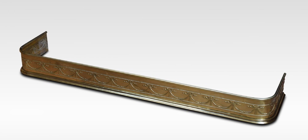 Brass embosed fender View II