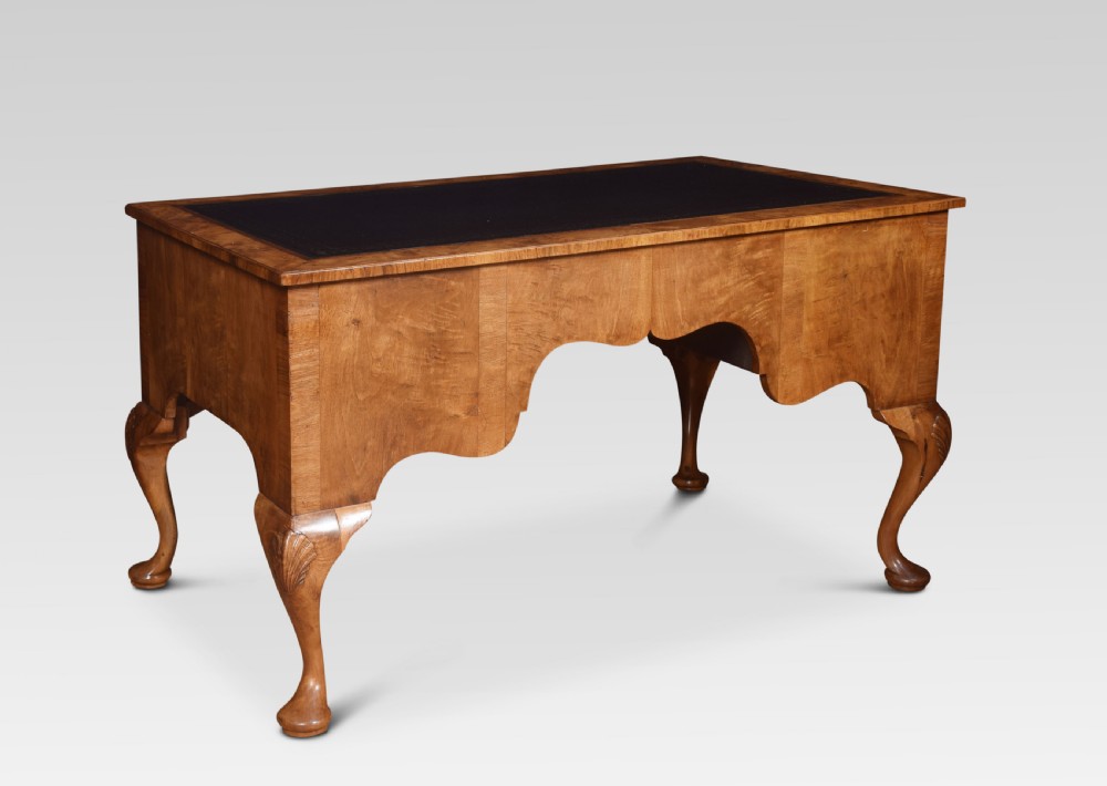 Walnut writing desk of Queen Ann design View VII