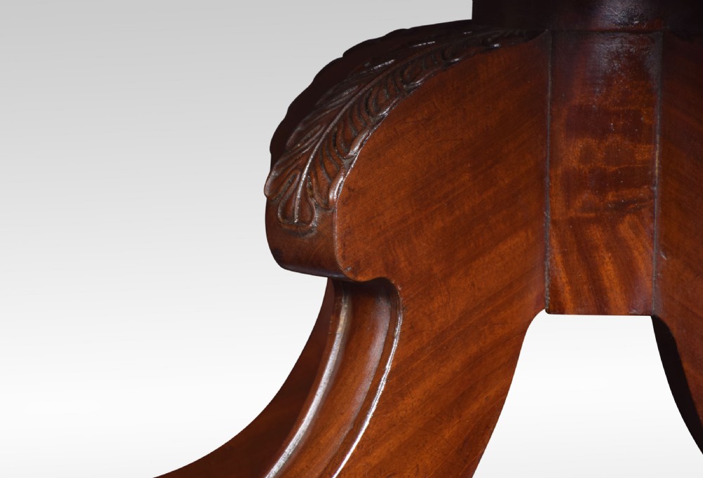 Regency mahogany coffee table View II