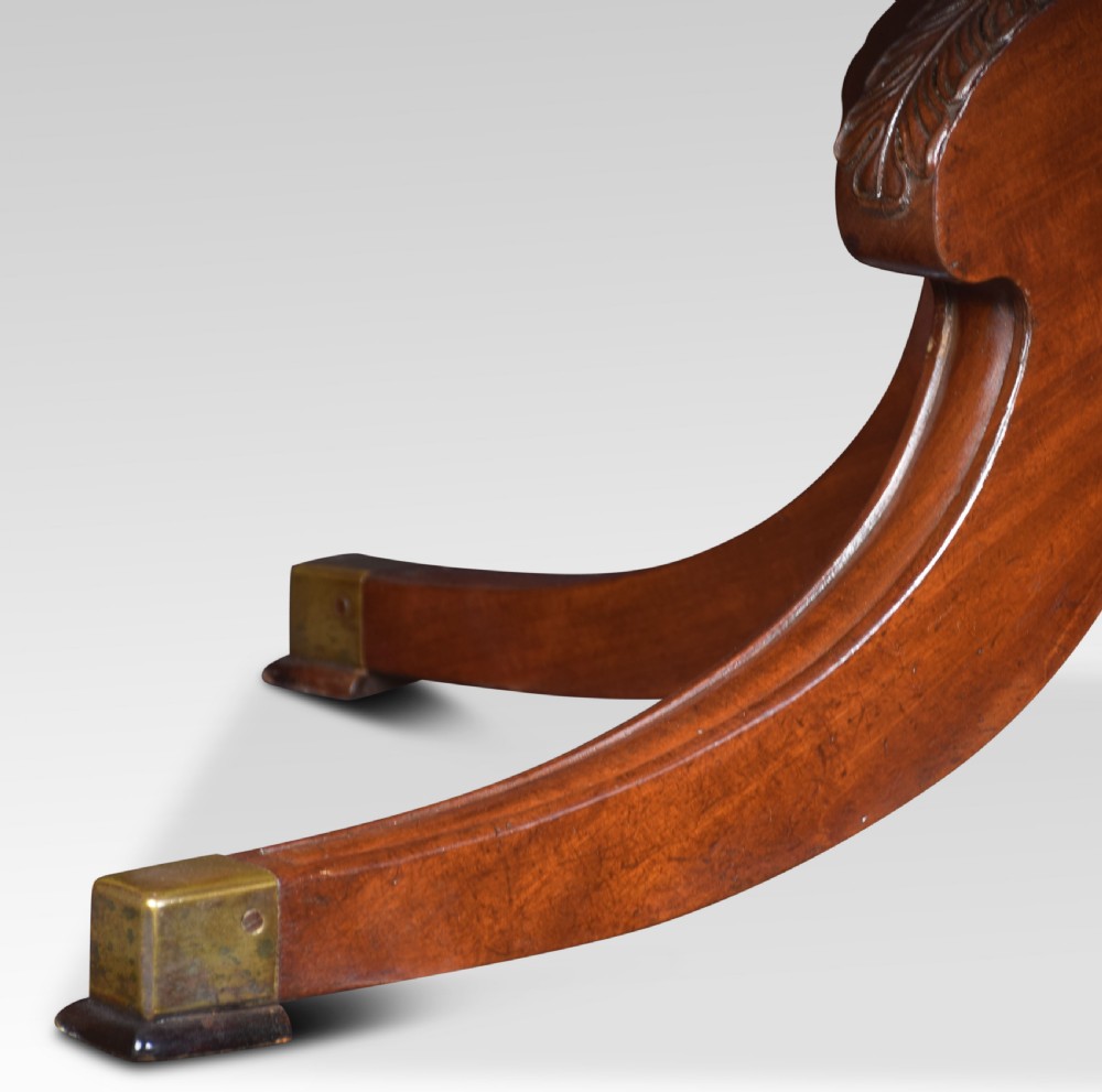 Regency mahogany coffee table View III