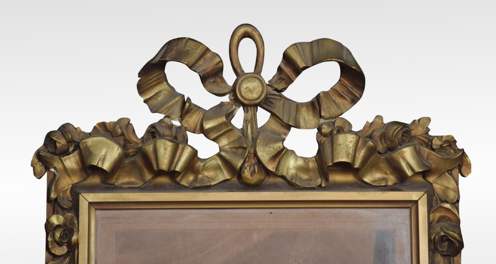 Gilt pier mirror View II