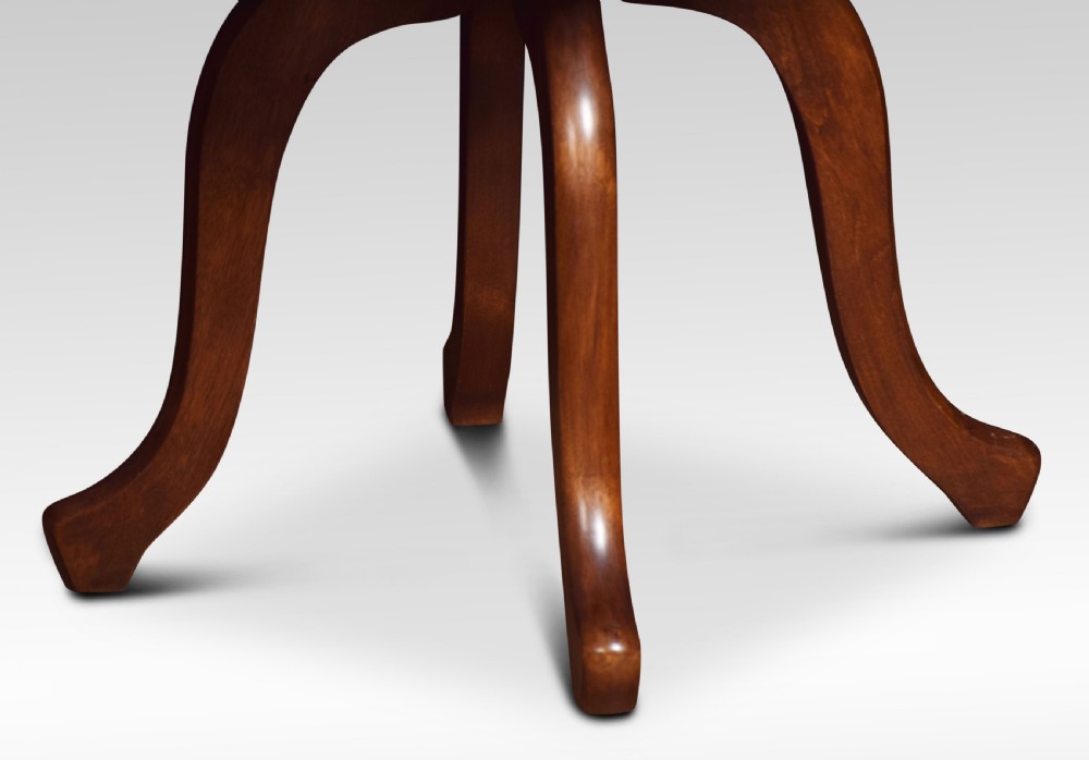 Walnut revolving office chair View IV