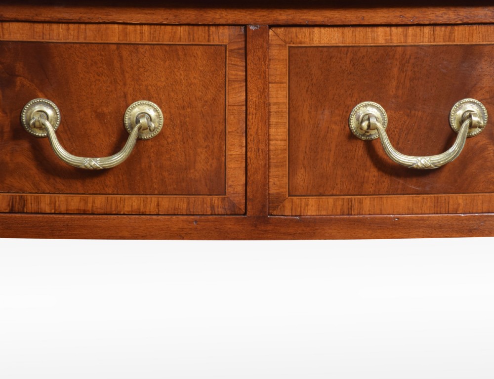 Mahogany inlaid oval dressing table View XIV