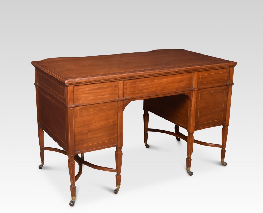 Mahogany inlaid dressing table View VIII