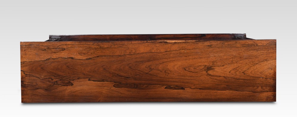Regency rosewood open bookcase View II