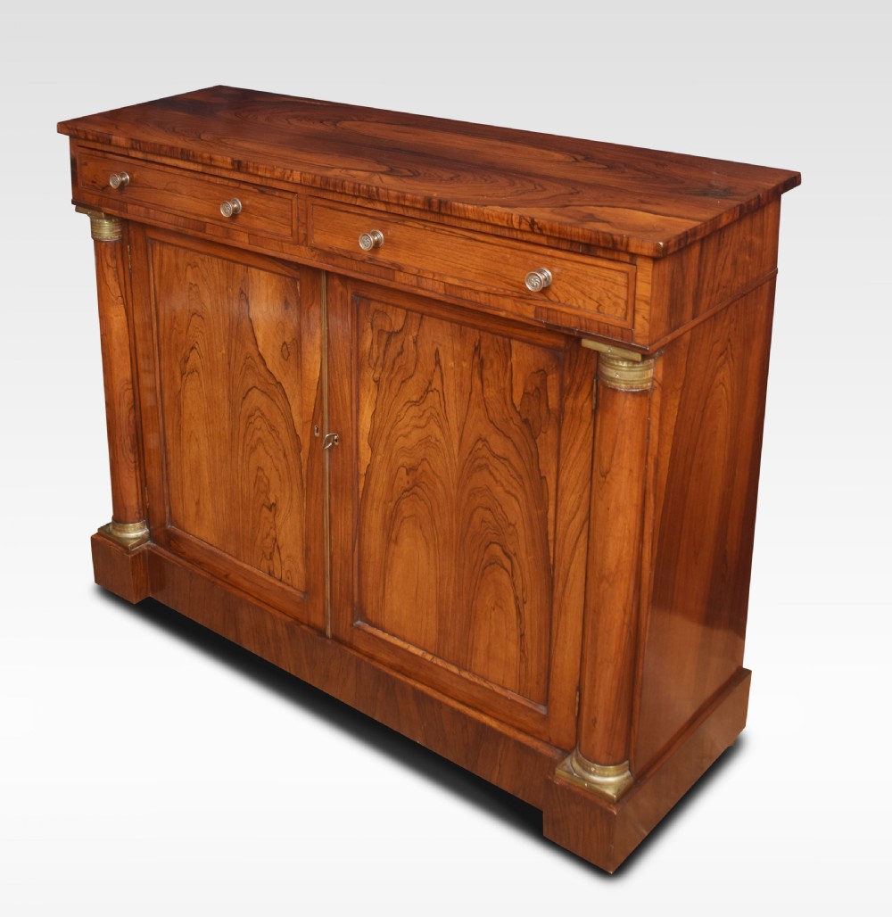 Regency rosewood two door cabinet View IV