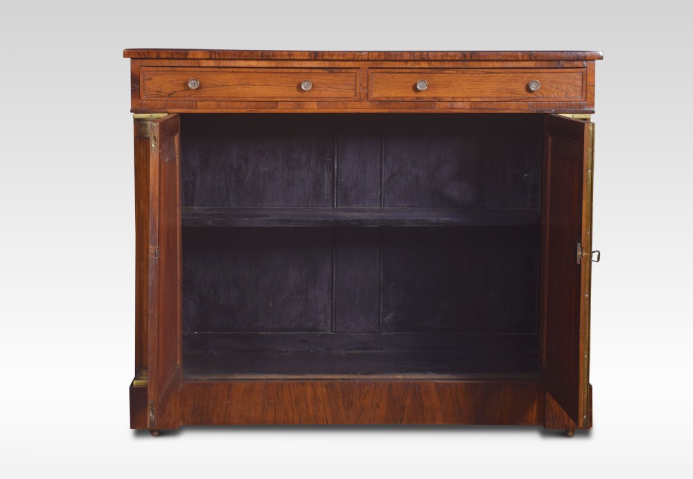 Regency rosewood two door cabinet View VI
