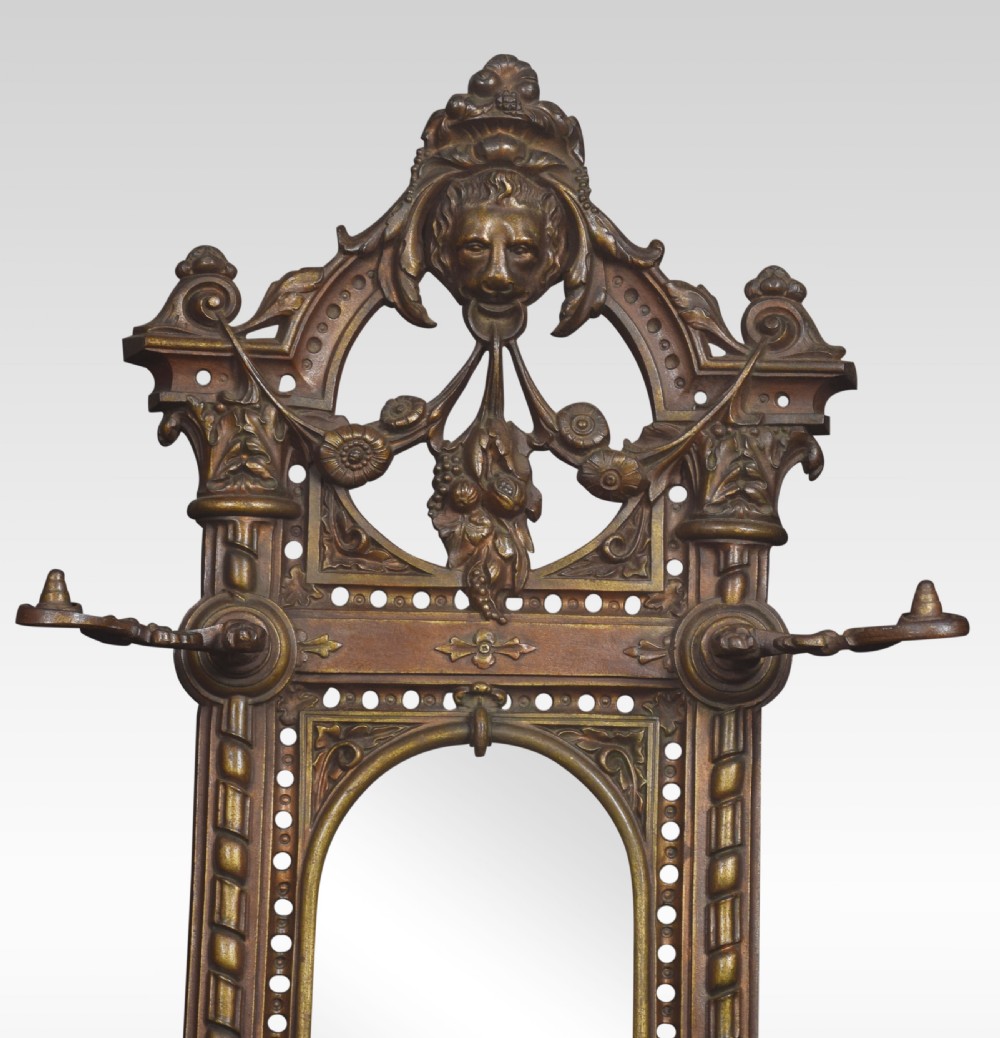 19th century cast iron hall stand View III