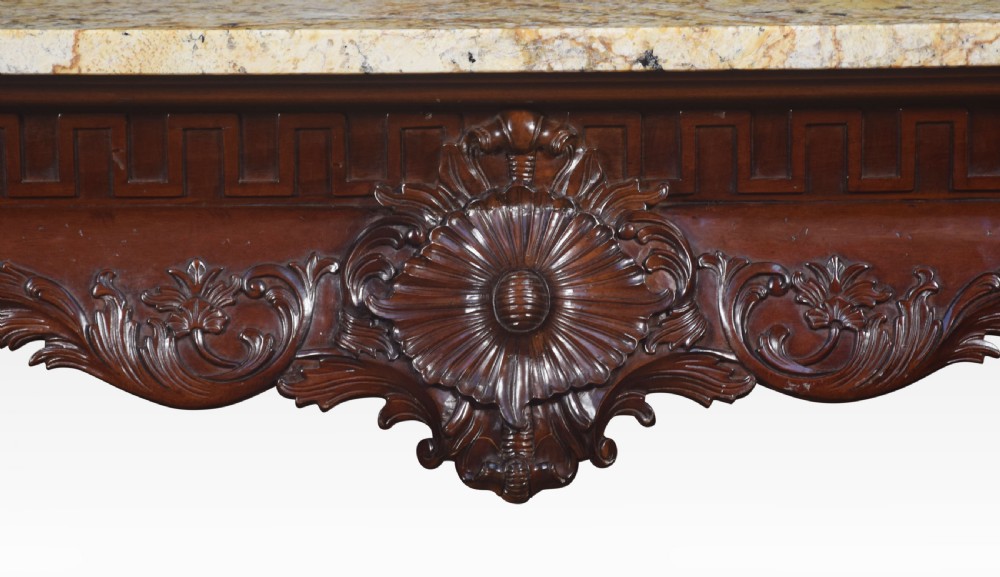 18th century style mahogany console table View III