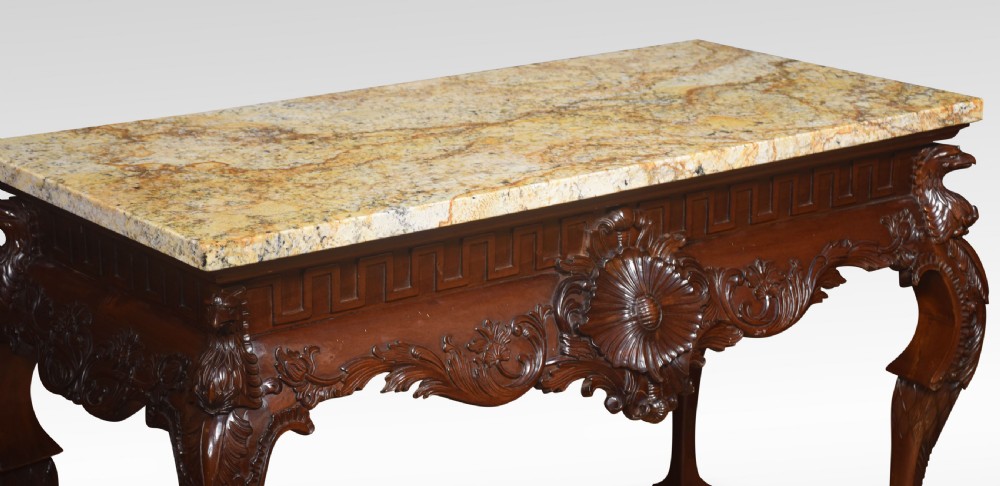 18th century style mahogany console table View IV