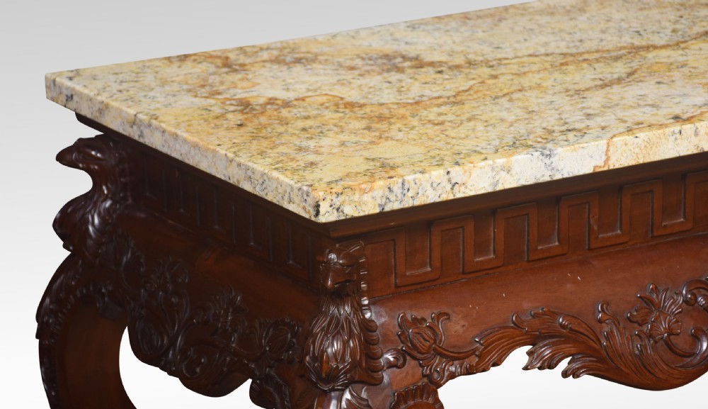 18th century style mahogany console table View X