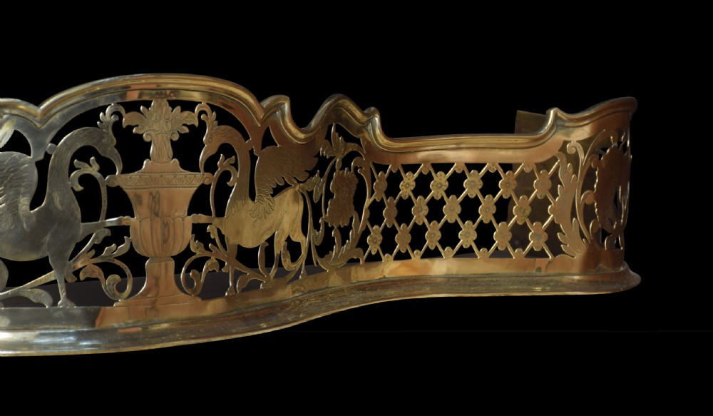 Regency pierced brass fire guard View II