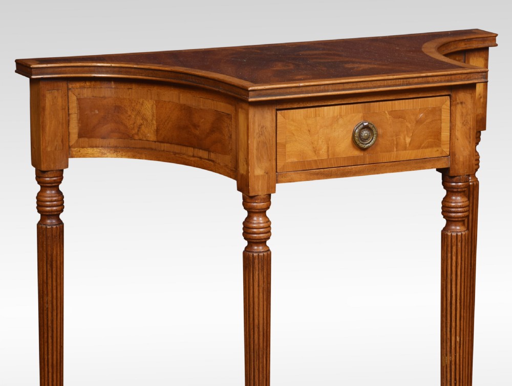 Pair of mahogany crossbanded side tables View VII