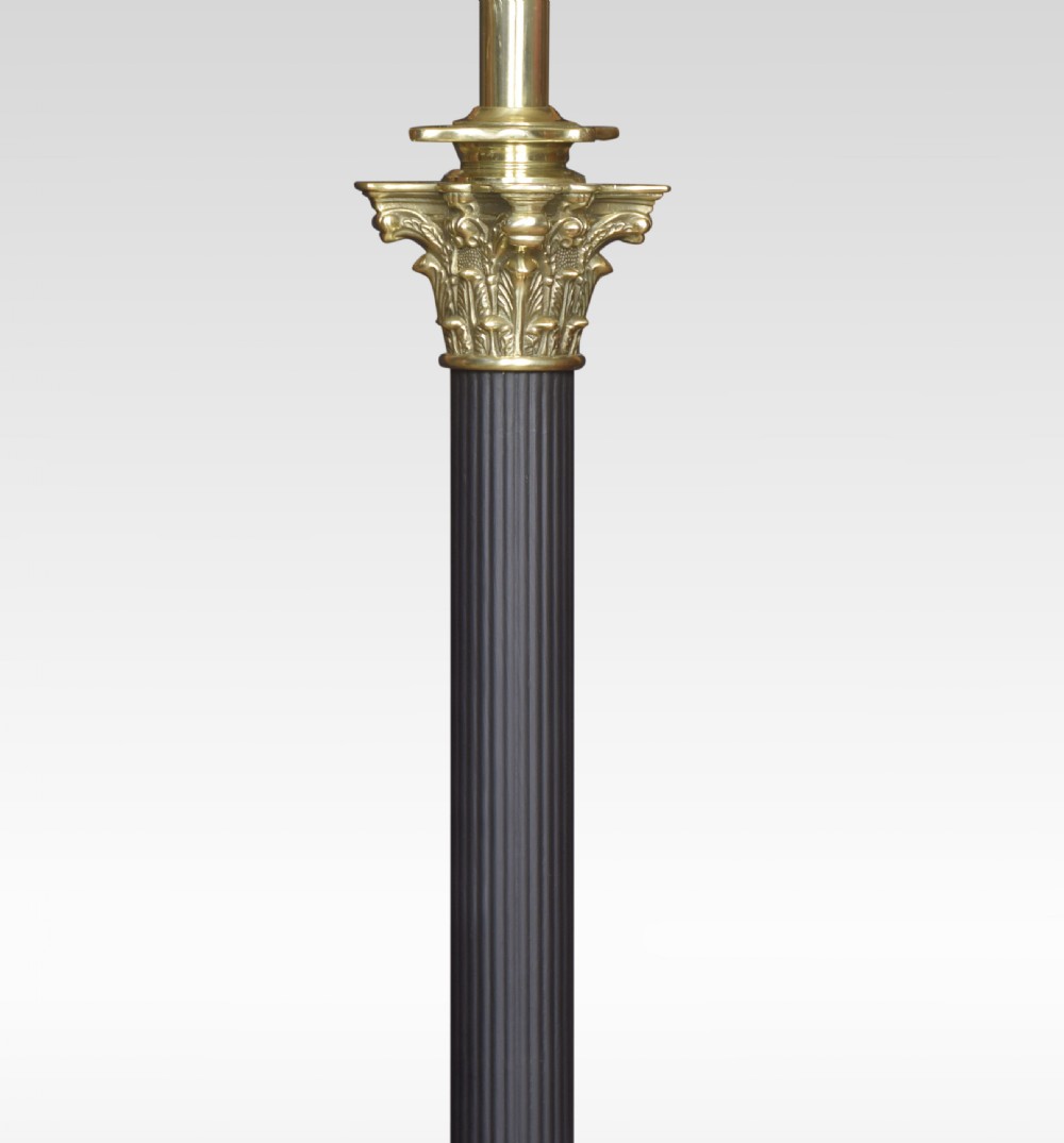 Brass standard lamp View II
