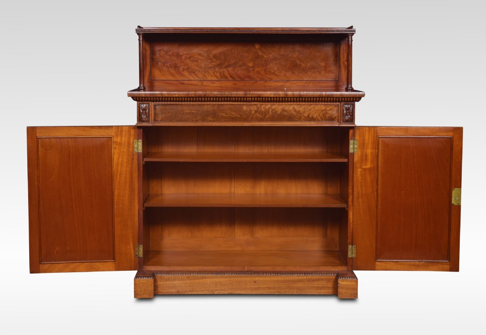 William IV mahogany two door chiffonier View V